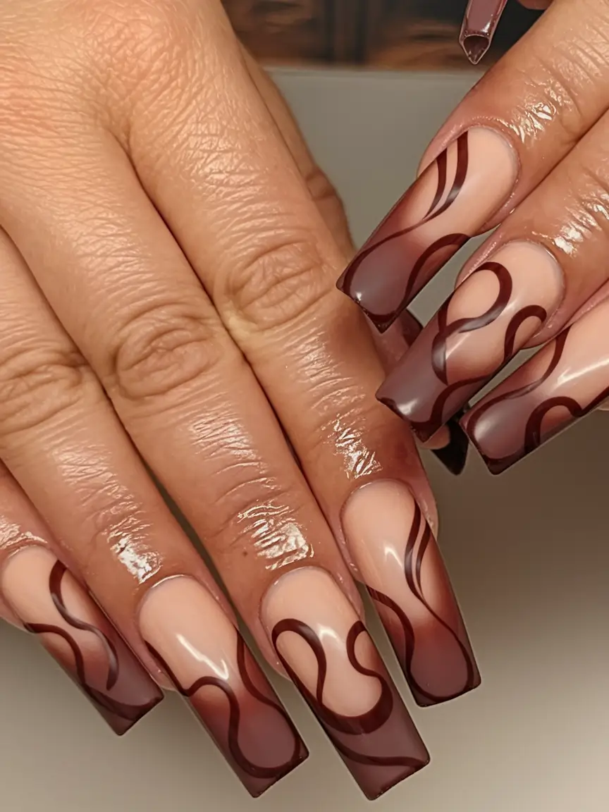 Brown Fall Nails 2025: Trendy Chocolate Designs & Seasonal Inspo