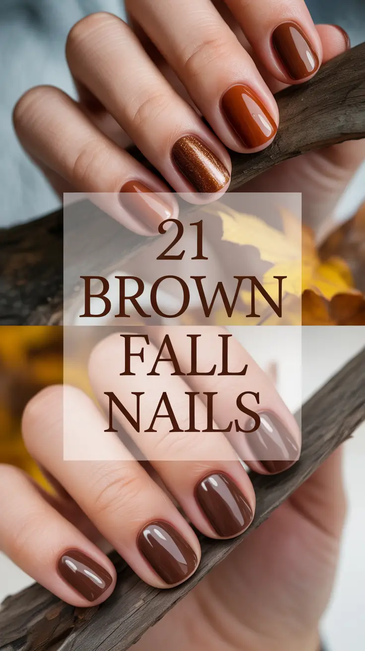 Brown Fall Nails 2025: Trendy Chocolate Designs & Seasonal Inspo