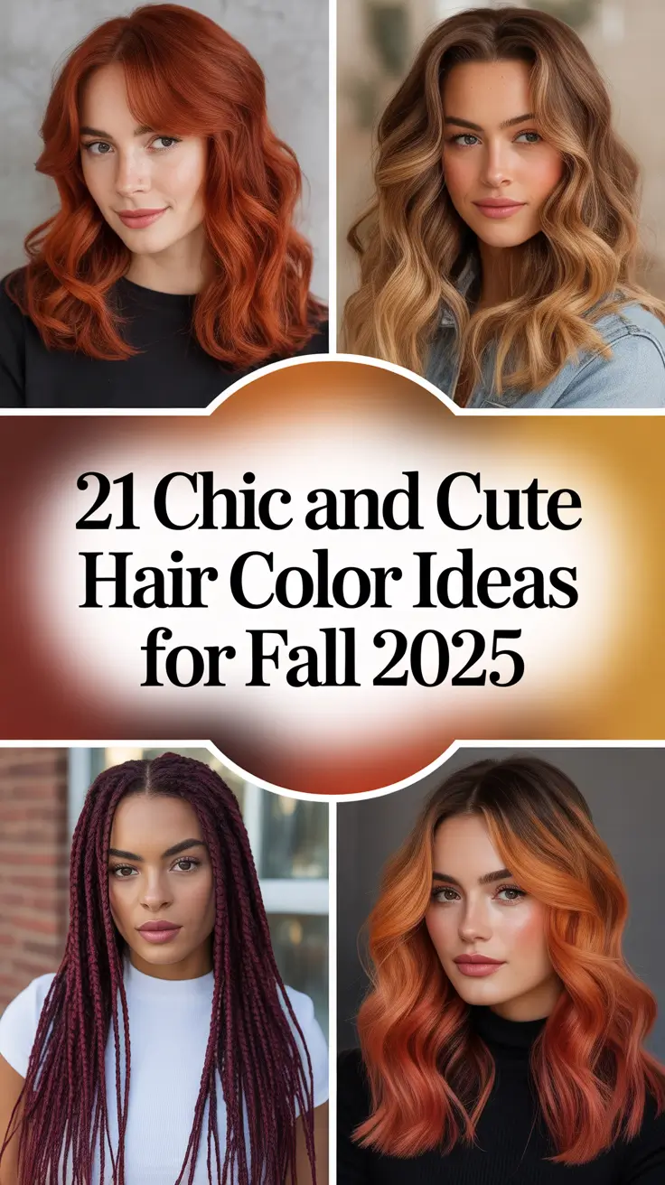 Chic and Cute Hair Color Ideas for Fall 2025 That Will Transform Your Look