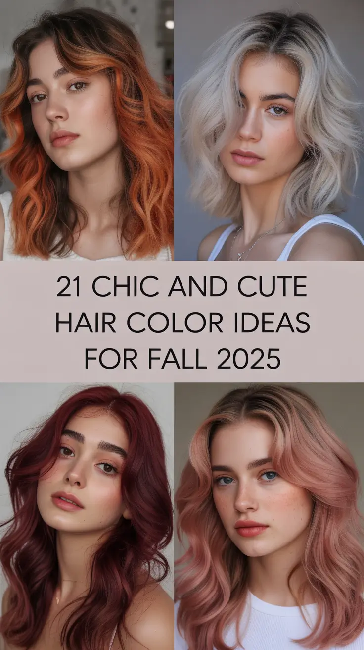 Chic and Cute Hair Color Ideas for Fall 2025 That Will Transform Your Look