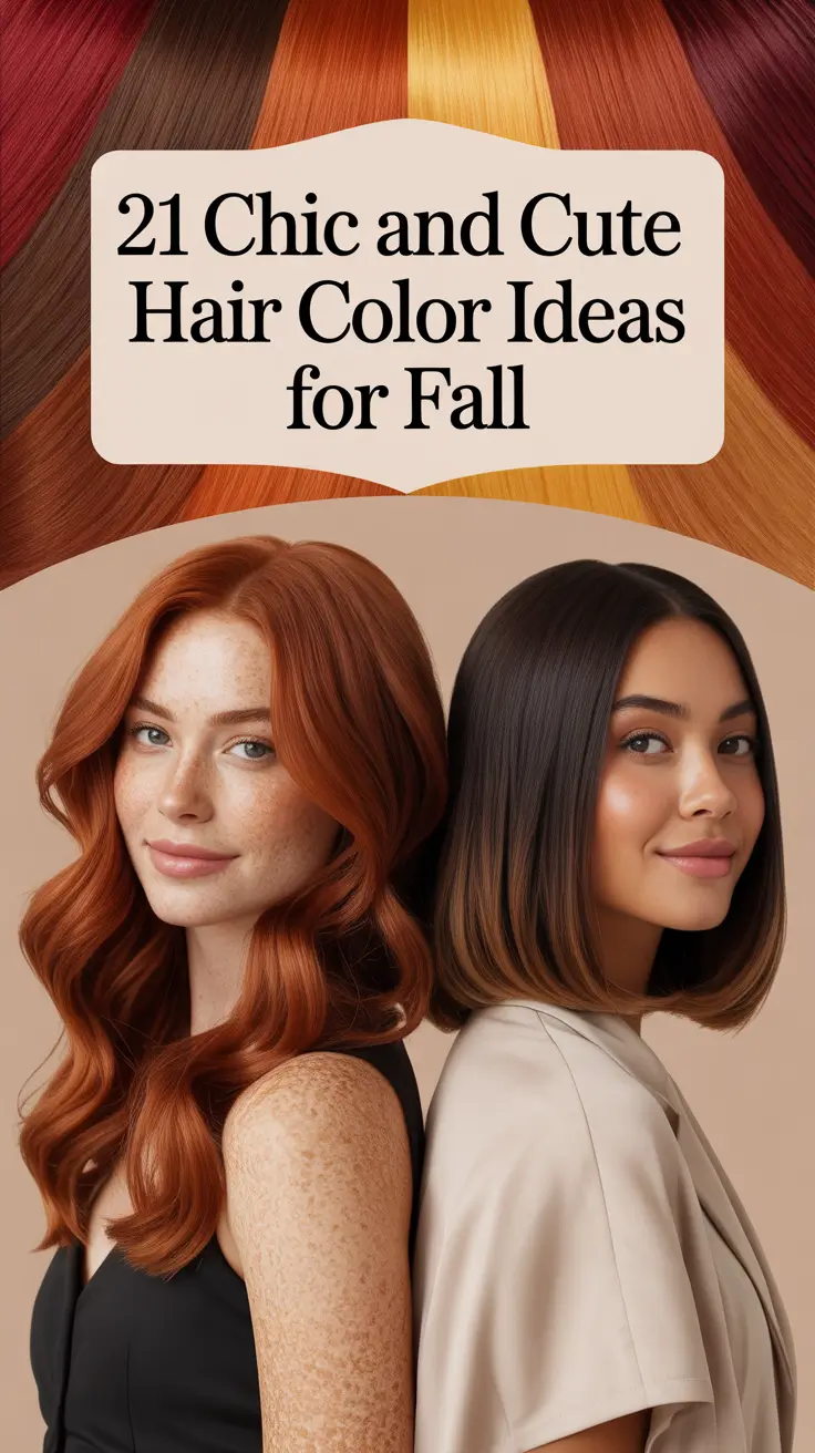 Chic and Cute Hair Color Ideas for Fall 2025 That Will Transform Your Look