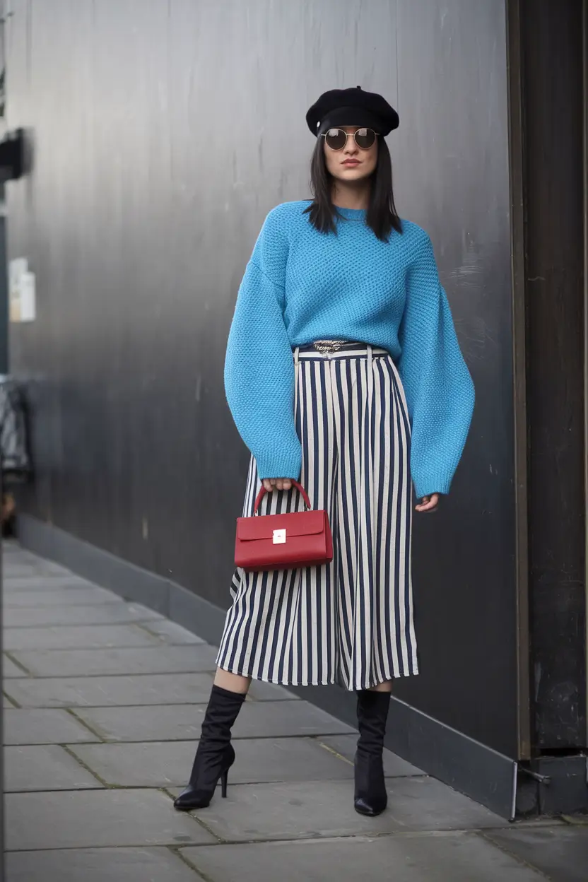 Women's clothing Parisian Pop in Bold Blue
