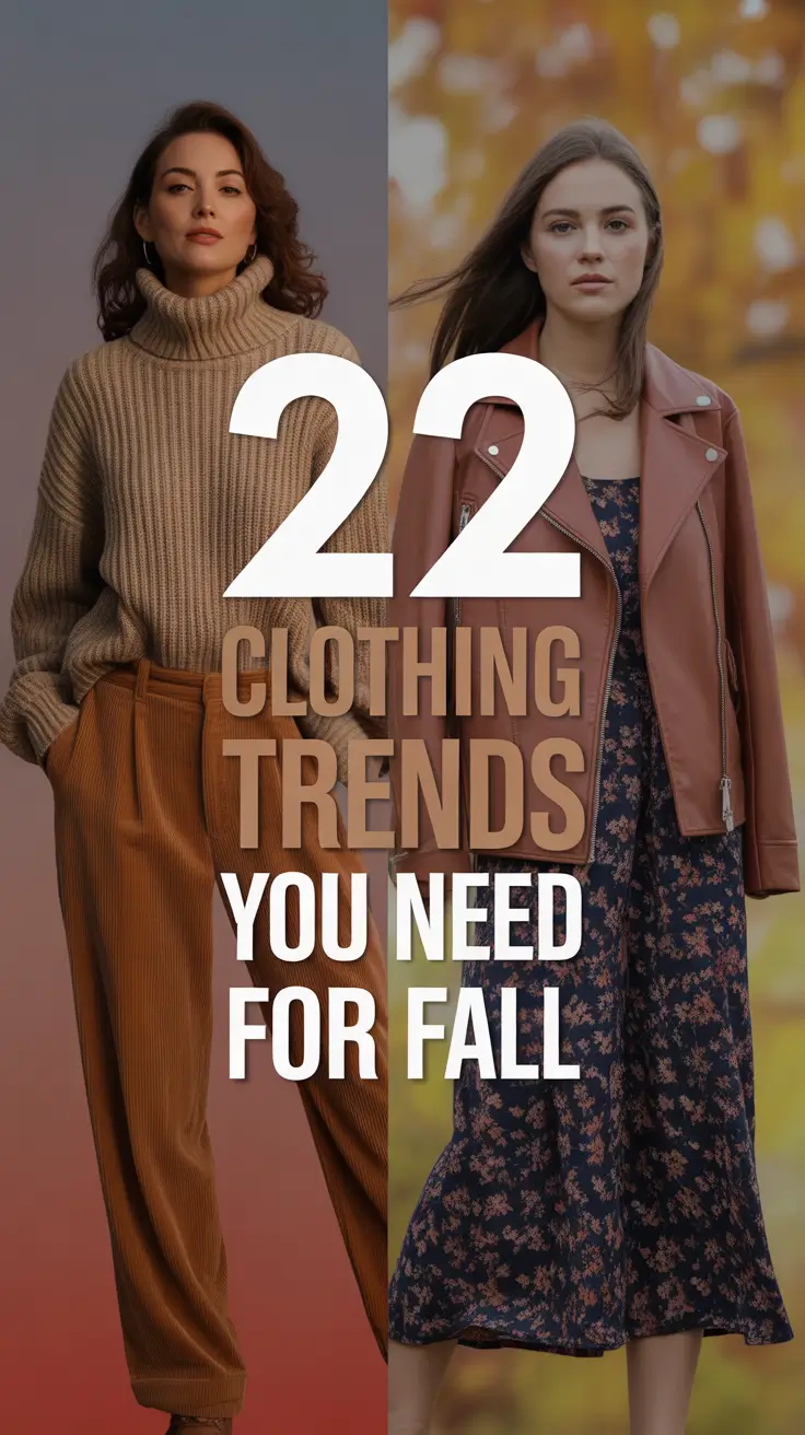 Clothing Trends You Need for Fall 2025: Bold, Cozy & Effortless Outfits to Try This Season