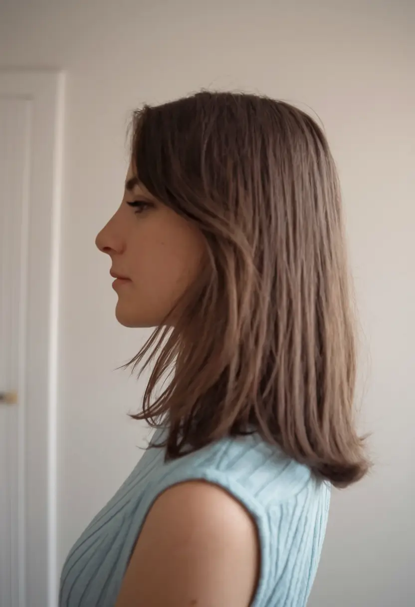easy fall hairstyles 2025 Textured Medium-Length Layers