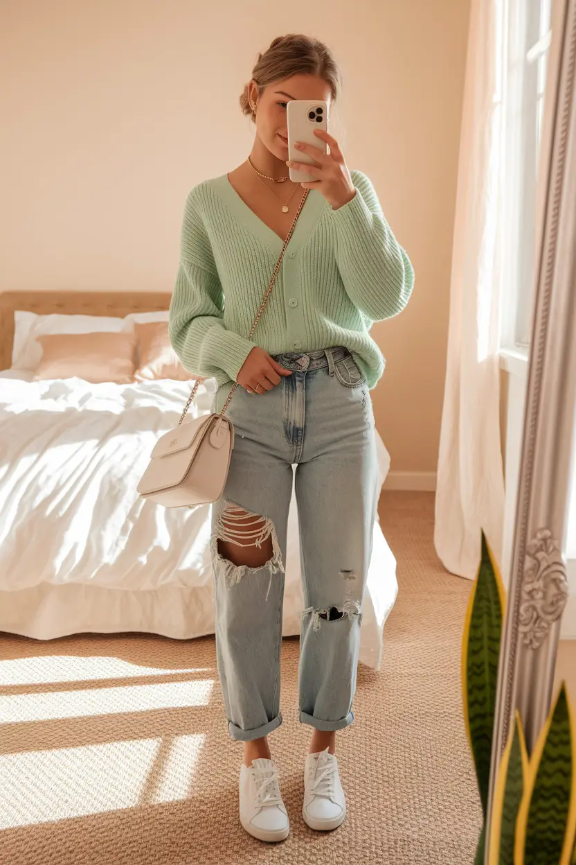 fall outfits for school pictures kids Minty Fresh & Softly Ripped