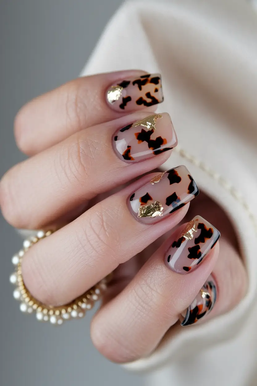 fall nail trends 2025 short square