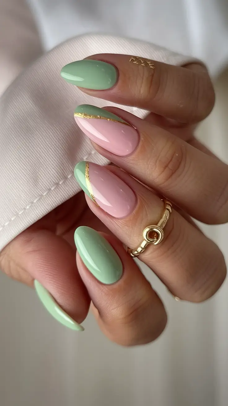 fall almond nails 2025 Mint & Rose French Whimsy
