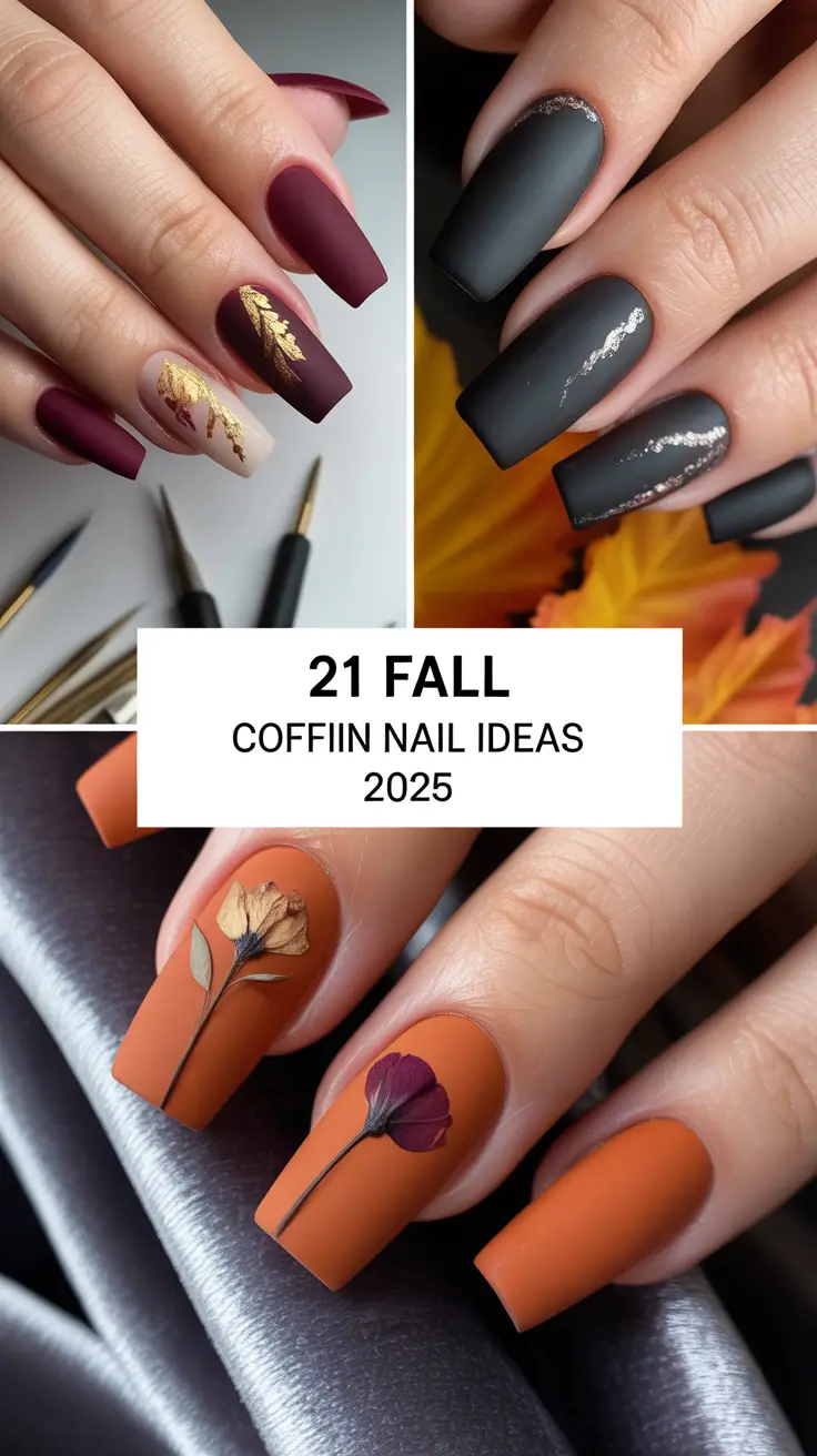 Fall Coffin Nail Ideas 2025: Chic & Simple Trends for Autumn