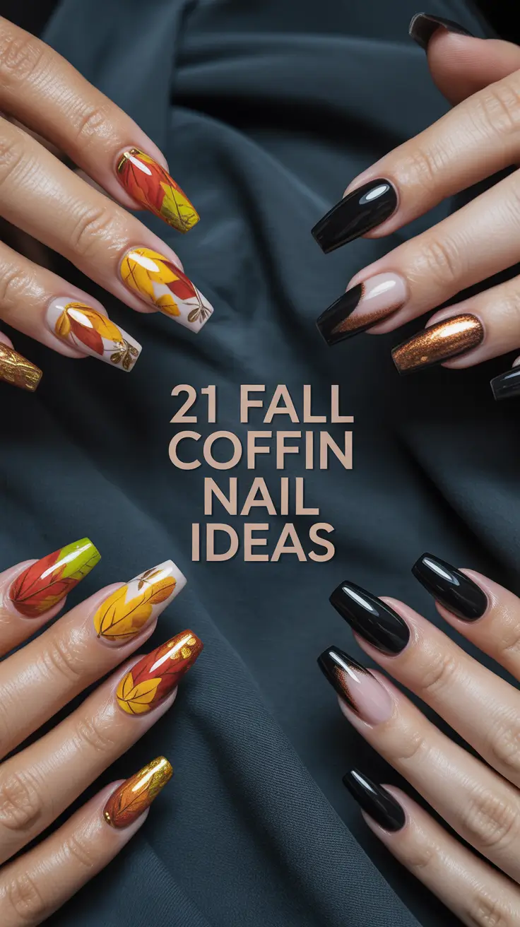 Fall Coffin Nail Ideas 2025: Chic & Simple Trends for Autumn