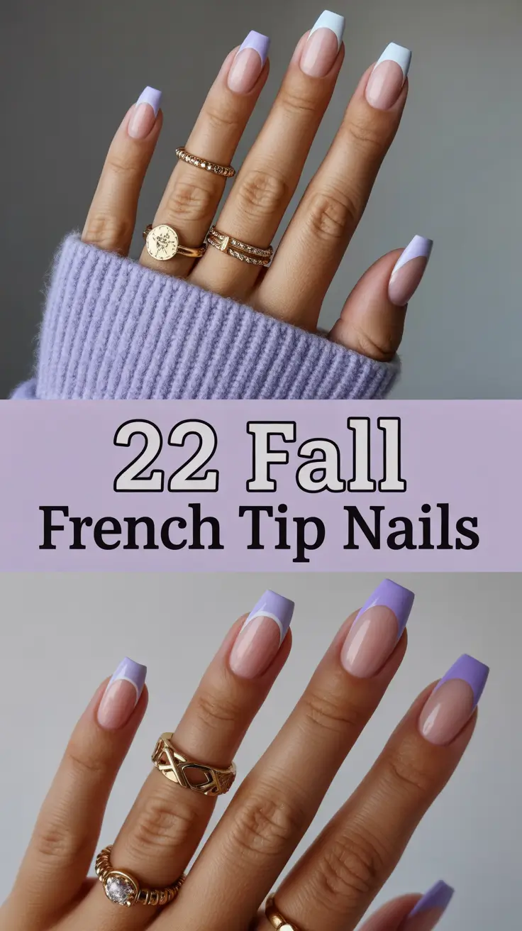 Fall French Tip Nails 2025: Classy & Trendy Designs for Every Shape