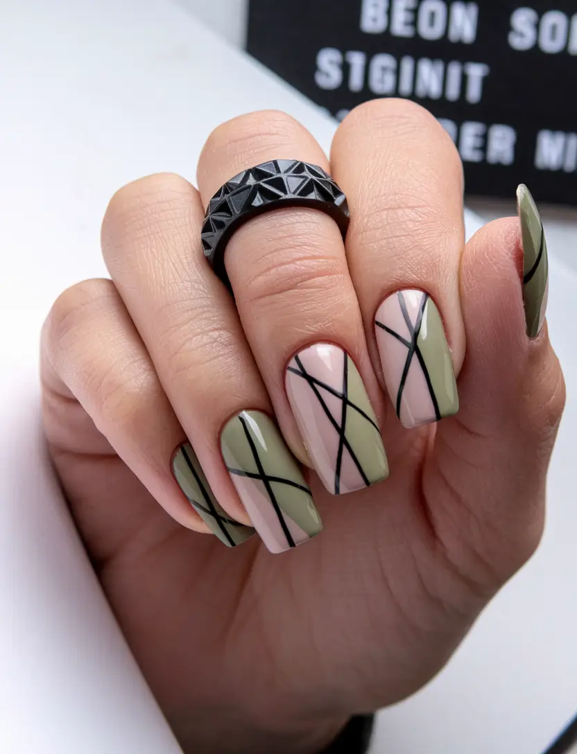 Fall Geometric Nails 2025: Fresh Designs for Bold Autumn Style