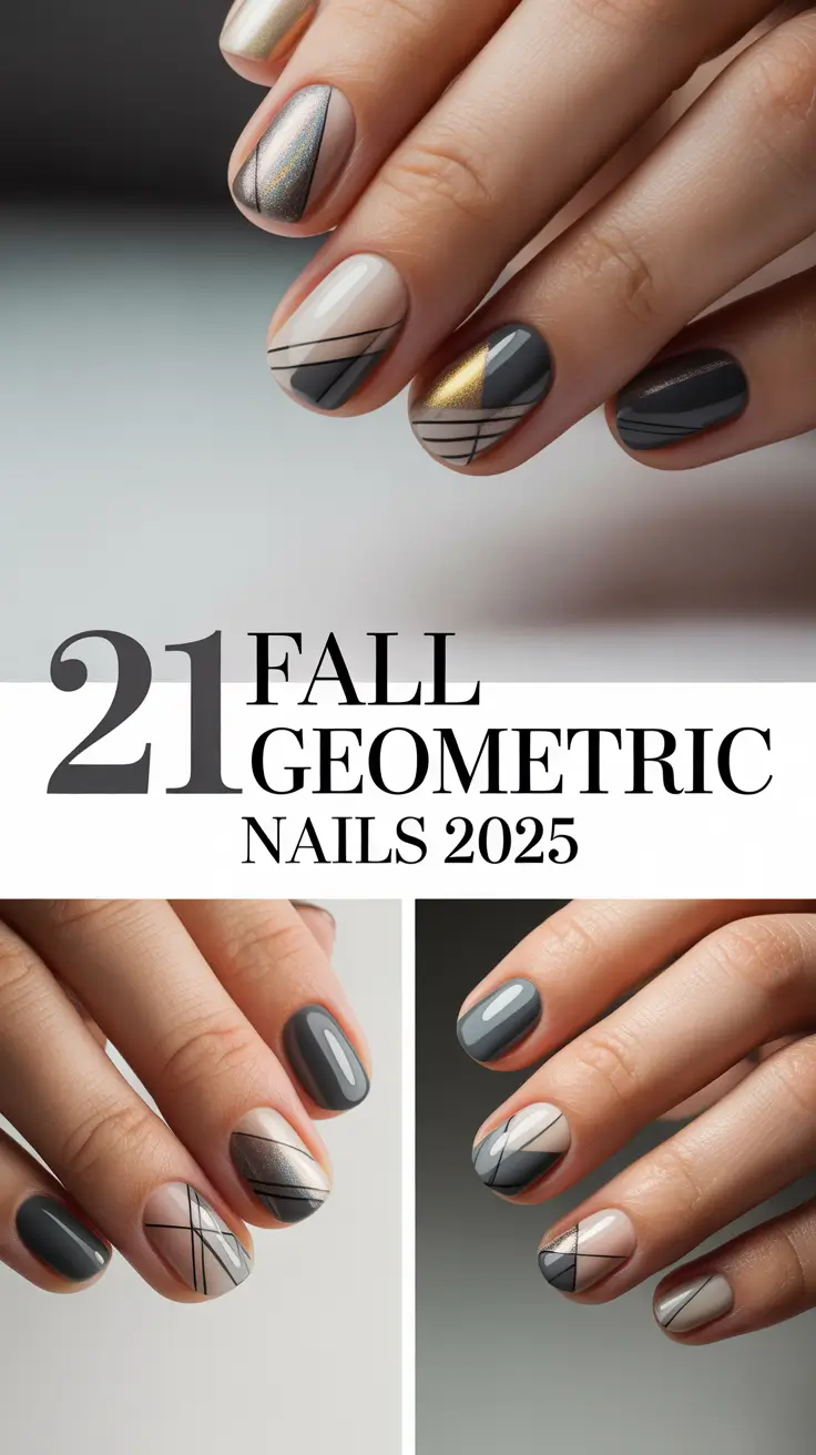 Fall Geometric Nails 2025: Fresh Designs for Bold Autumn Style