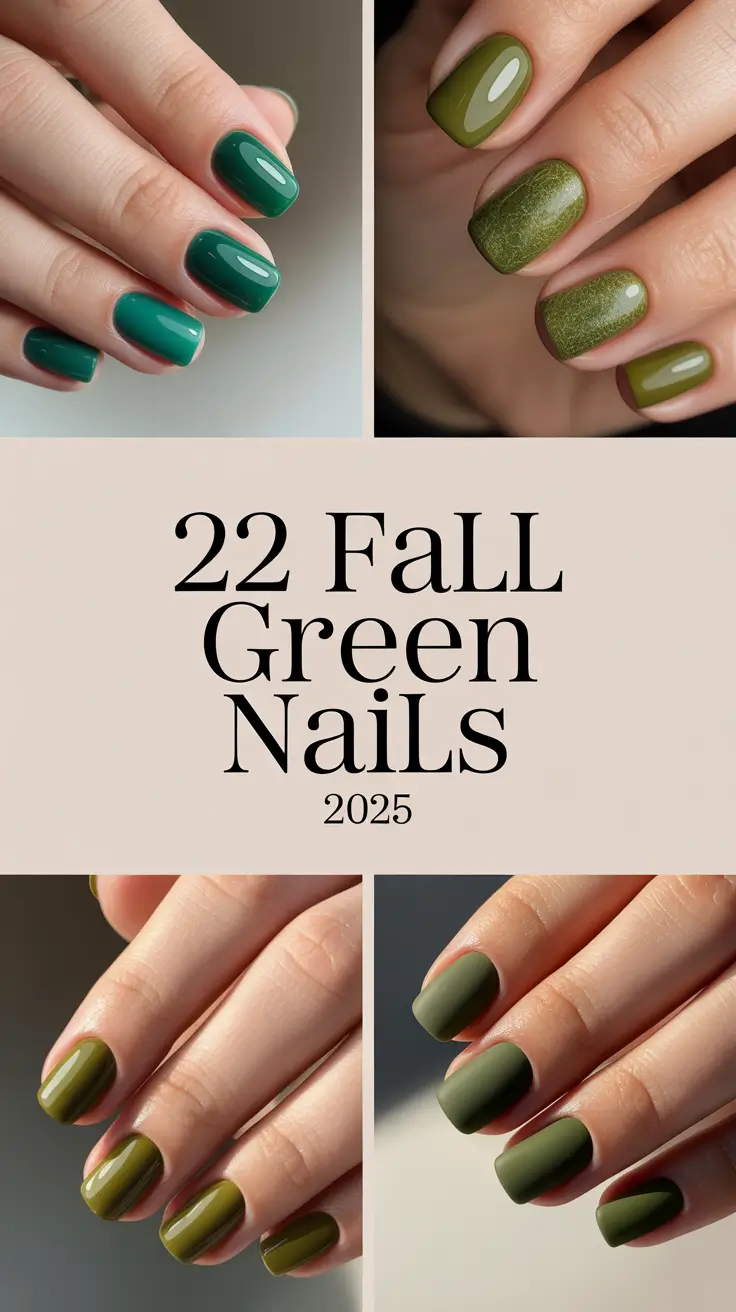 Fall Green Nails 2025: Stunning Designs, Inspo & Ideas for Every Style