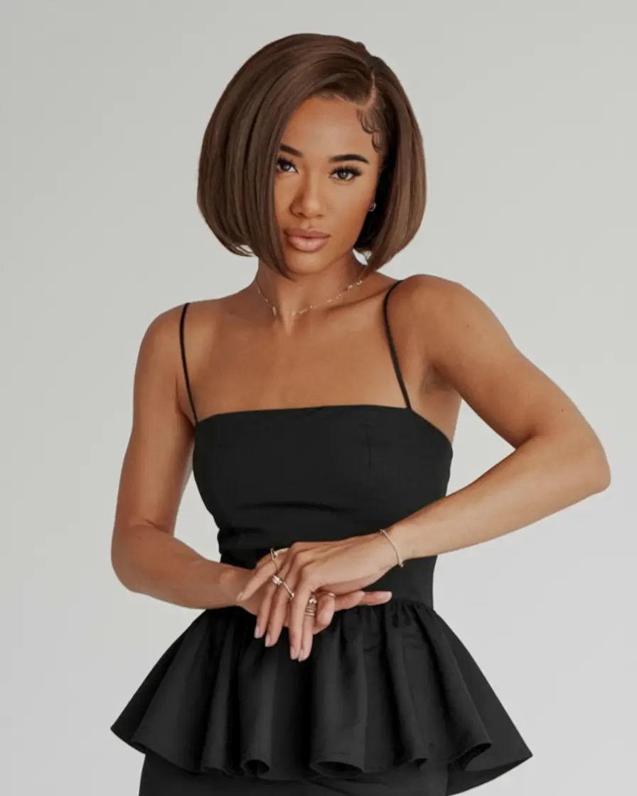 fall hairstyles for women over 40 asymmetrical bob