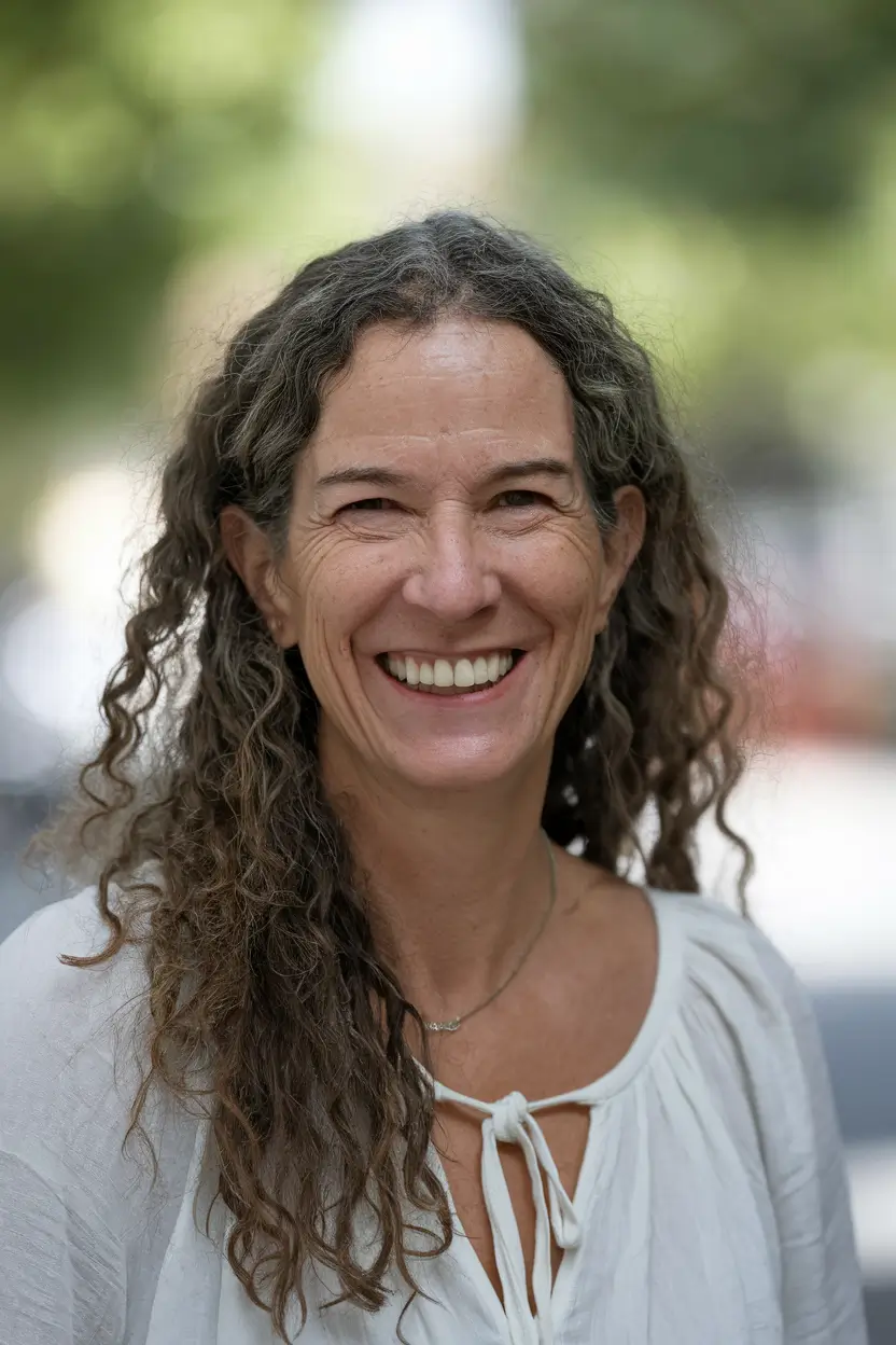 fall hairstyles for women over 40 long curly