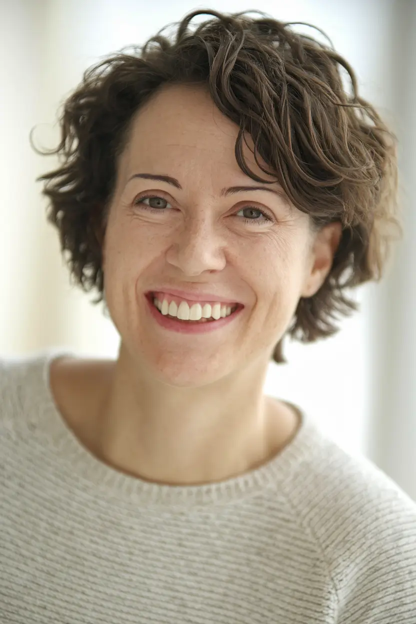 fall hairstyles for women over 40 short curly