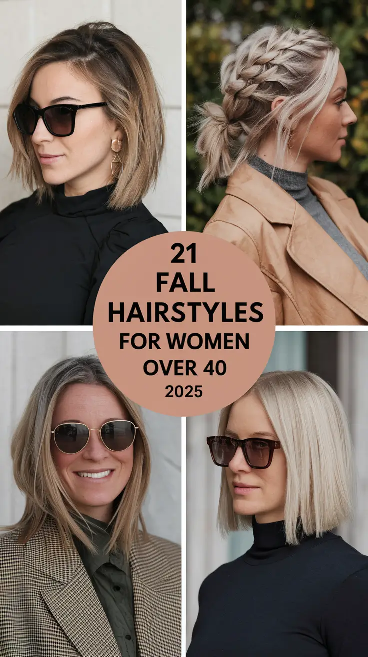 Fall Hairstyles for Women Over 40 Ideas 2025: Modern, Elegant & Trending Looks
