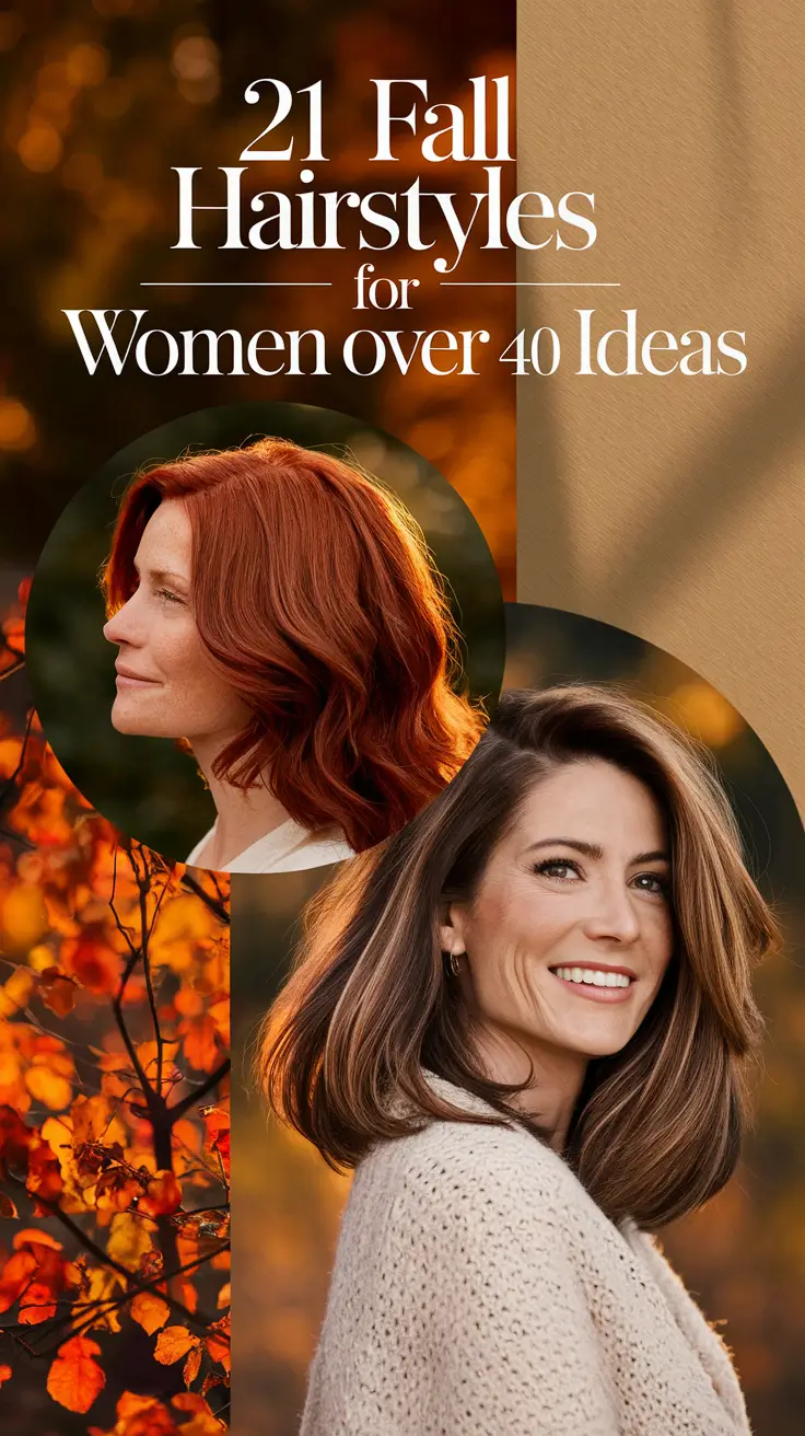Fall Hairstyles for Women Over 40 Ideas 2025: Modern, Elegant & Trending Looks