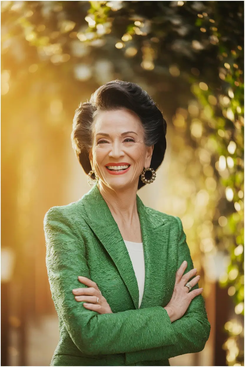 fall hairstyles women over 50 Elegant Swept-Back Updo with Volume