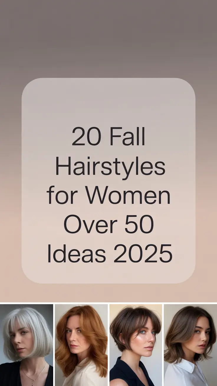 Fall Hairstyles for Women Over 50 Ideas 2025: Chic Bobs, Pixies & Wavy Cuts