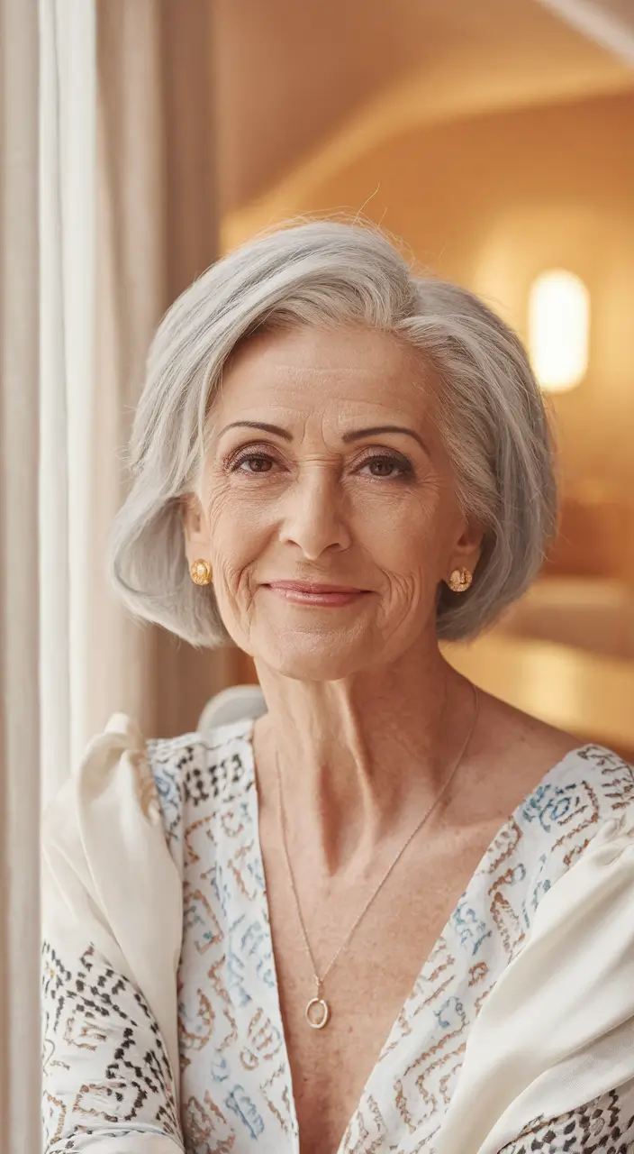 Fall Hairstyles for Women Over 60 Ideas 2025: Trendy Cuts from Short Pixie to Long Waves