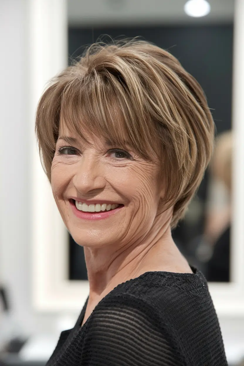 Fall Hairstyles for Women Over 60 Ideas 2025: Trendy Cuts from Short Pixie to Long Waves