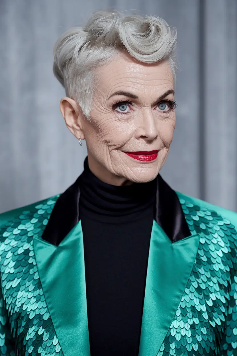 Fall Hairstyles for Women Over 60 Ideas 2025: Trendy Cuts from Short Pixie to Long Waves