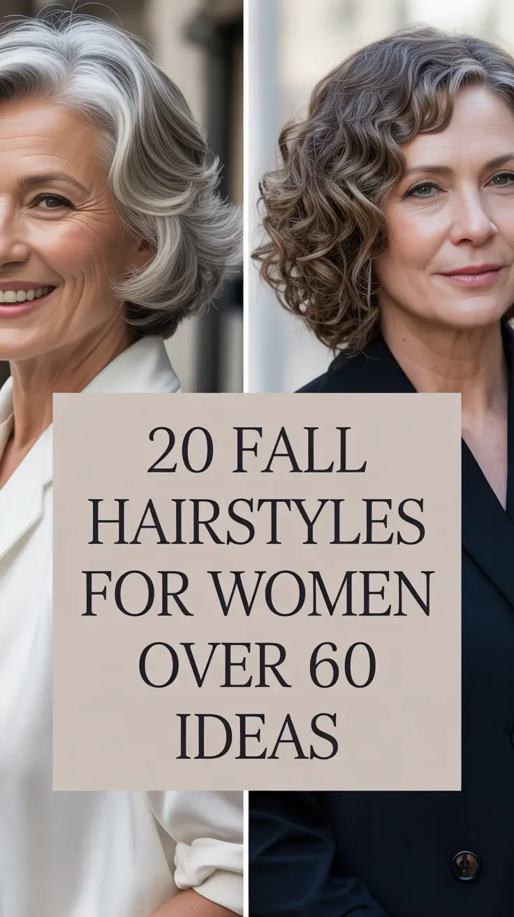 Fall Hairstyles for Women Over 60 Ideas 2025: Trendy Cuts from Short Pixie to Long Waves