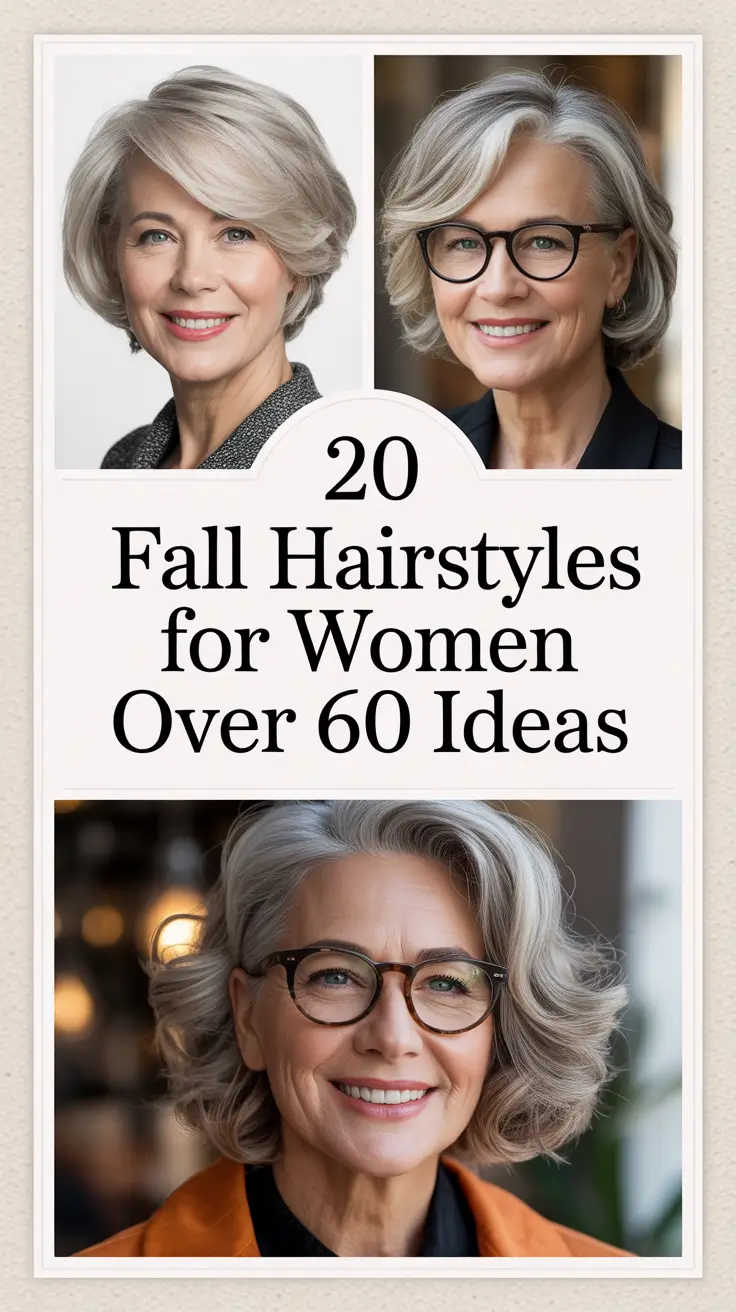 Fall Hairstyles for Women Over 60 Ideas 2025: Trendy Cuts from Short Pixie to Long Waves