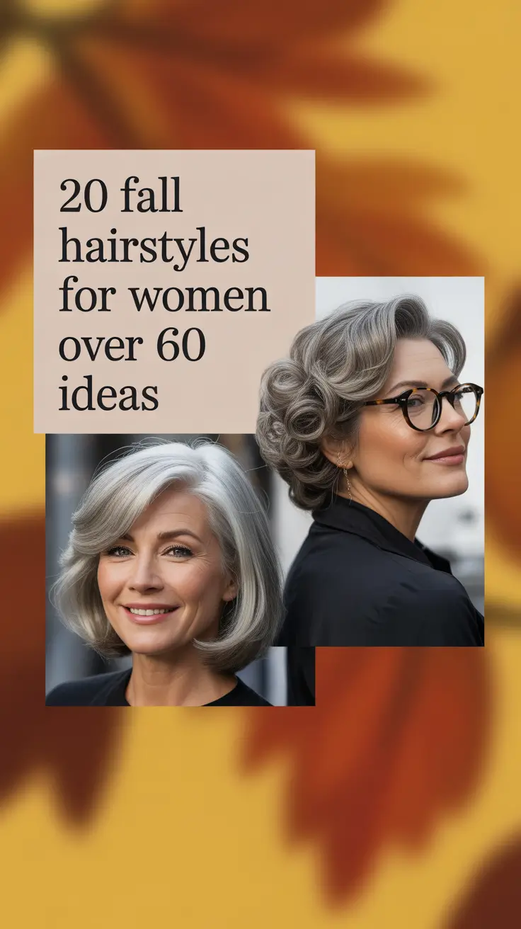 Fall Hairstyles for Women Over 60 Ideas 2025: Trendy Cuts from Short Pixie to Long Waves