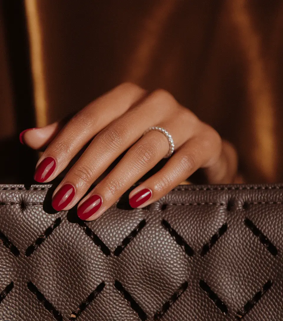 Fall Nail Colors for Brown Skin 2025 – Cranberry Cashmere Classics