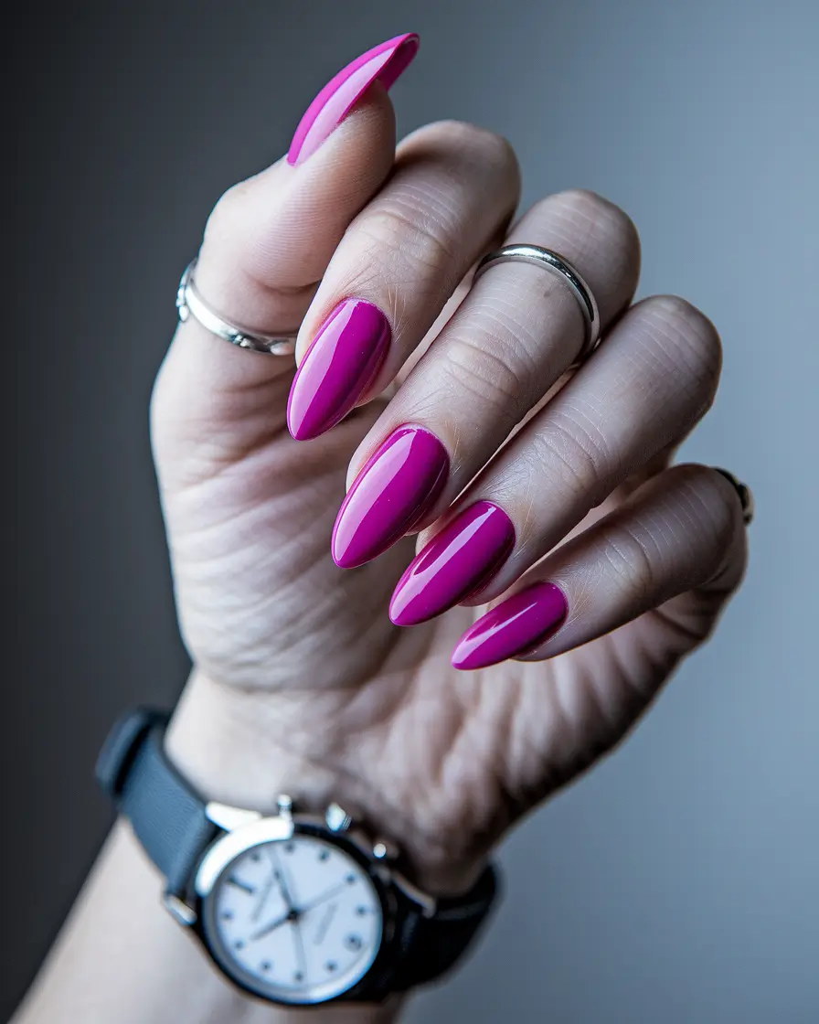 Fall nail colors for fair skin 2025 – Fuchsia Berry Statement