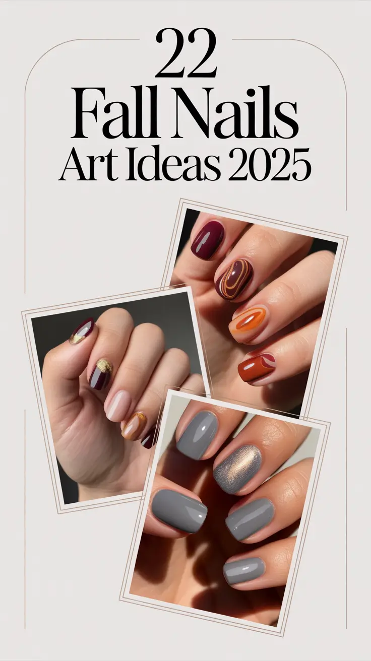 Fall Nails Art Ideas 2025: Trendy Designs for Autumn Inspiration