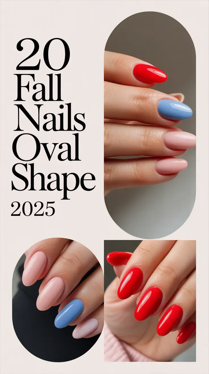 Fall Nails Oval Shape 2025: Cozy & Chic Designs for the Season