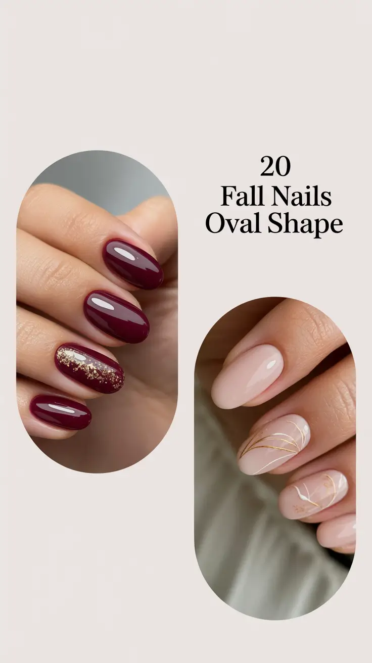 Fall Nails Oval Shape 2025: Cozy & Chic Designs for the Season