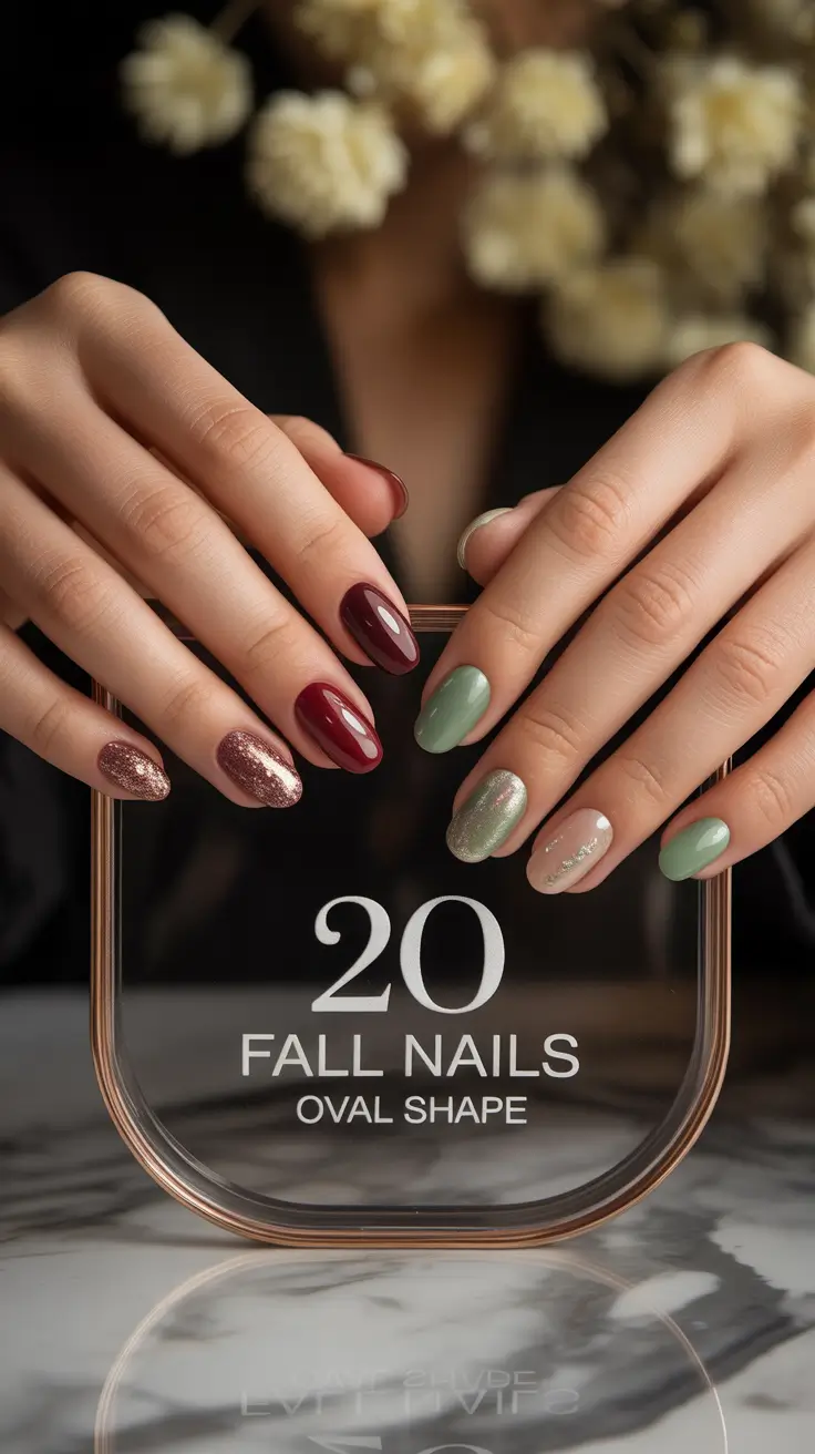 Fall Nails Oval Shape 2025: Cozy & Chic Designs for the Season