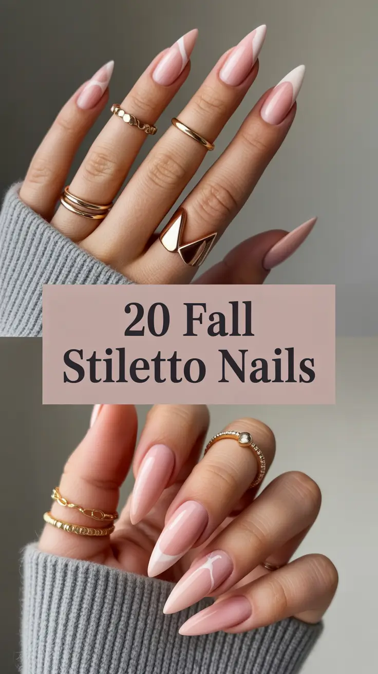 Fall Stiletto Nails 2025 – Trendy Designs, Colors & Inspo for the Season