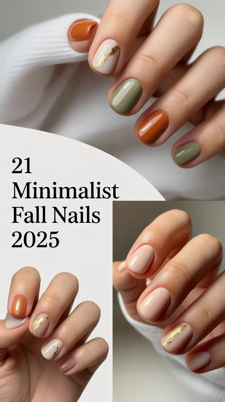 Minimalist Fall Nails 2025: Chic Designs, Cute Colors & Inspo