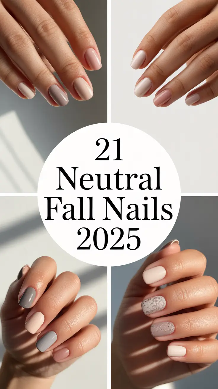Neutral Fall Nails 2025: Chic Ideas for Almond, Square & Short Designs