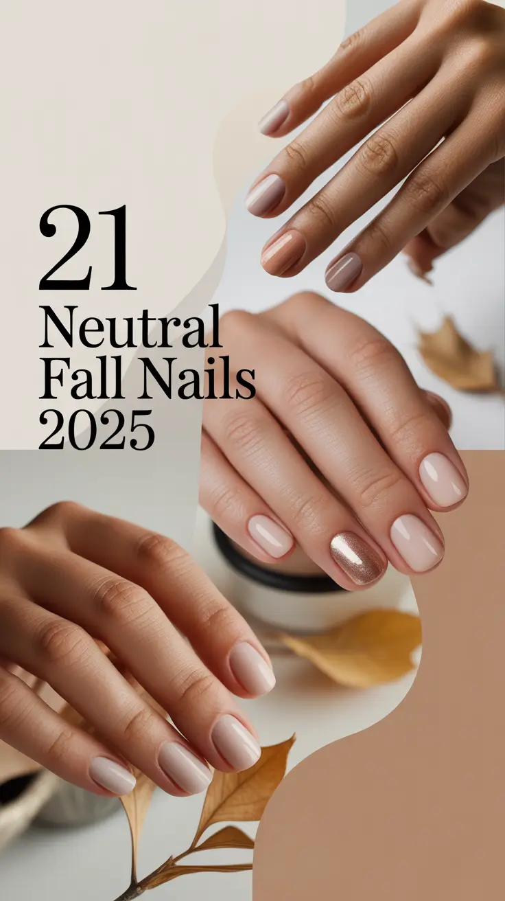 Neutral Fall Nails 2025: Chic Ideas for Almond, Square & Short Designs