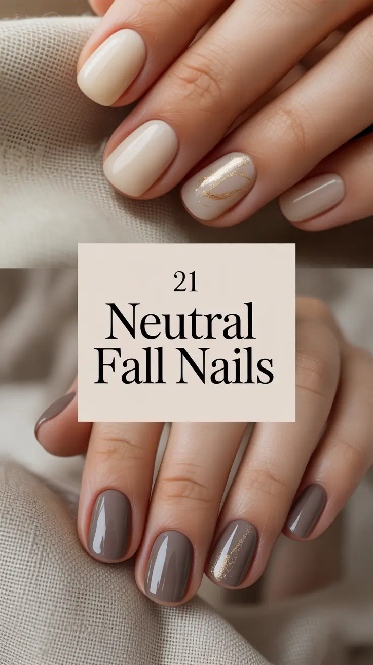 Neutral Fall Nails 2025: Chic Ideas for Almond, Square & Short Designs