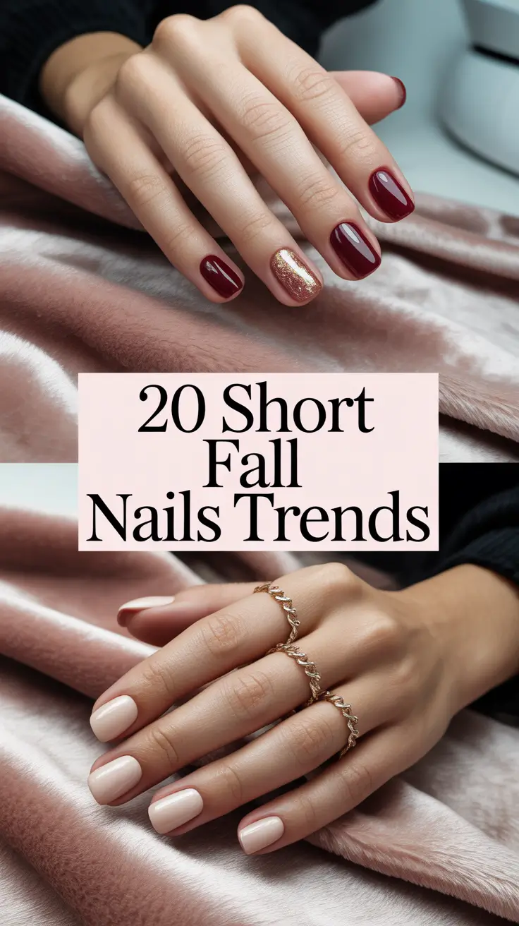 Short Fall Nails Trends 2025: Best Matte & Neutral Ideas (Almond & Square)