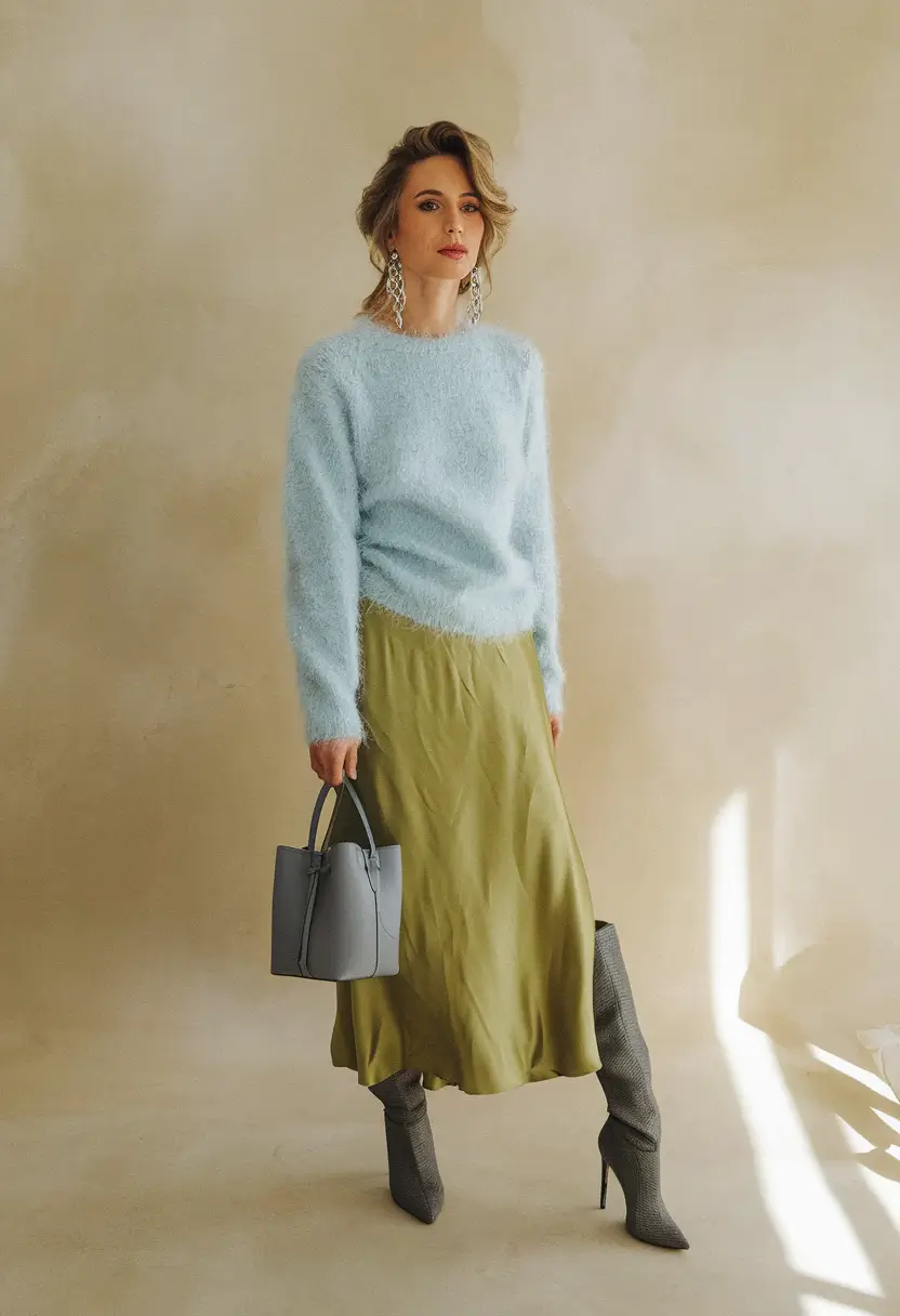 fall sweater outfits 2025 Featherlight Textures and Elegant Hues