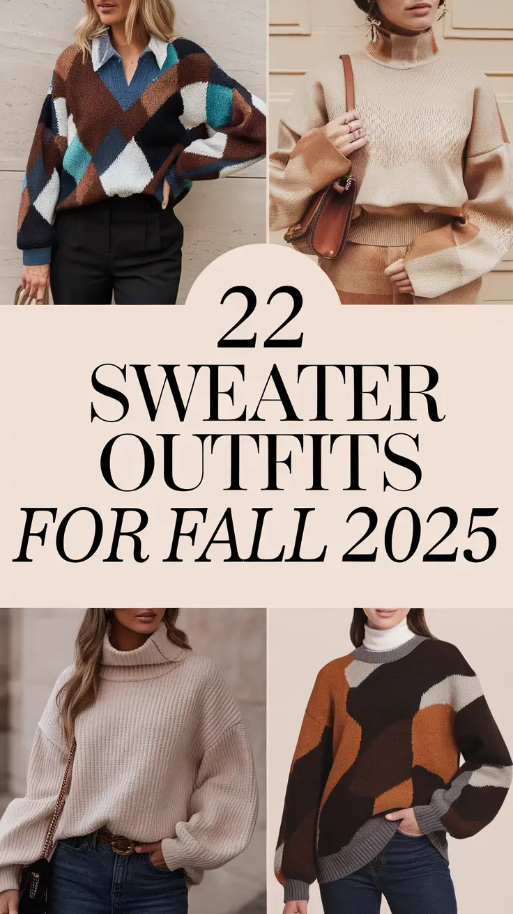 Cozy & Chic: Sweater Outfits for Fall 2025 You’ll Want to Wear Everywhere
