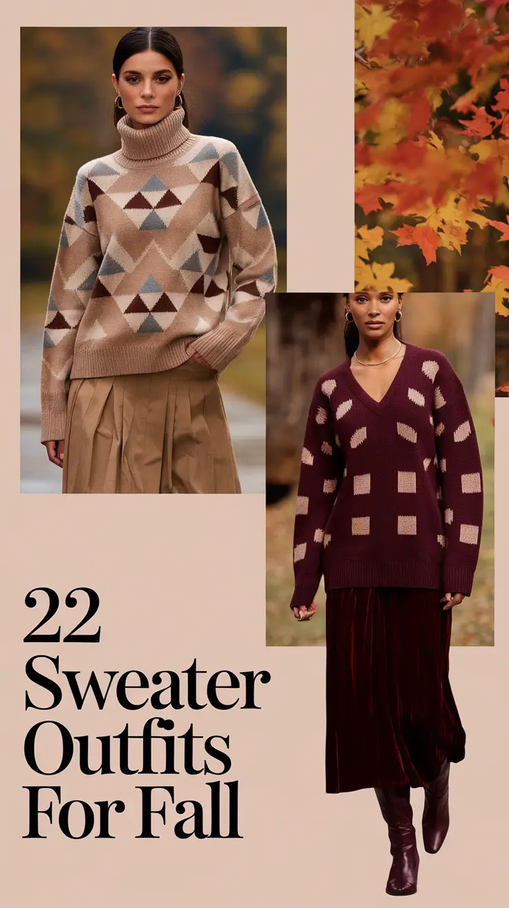 Cozy & Chic: Sweater Outfits for Fall 2025 You’ll Want to Wear Everywhere
