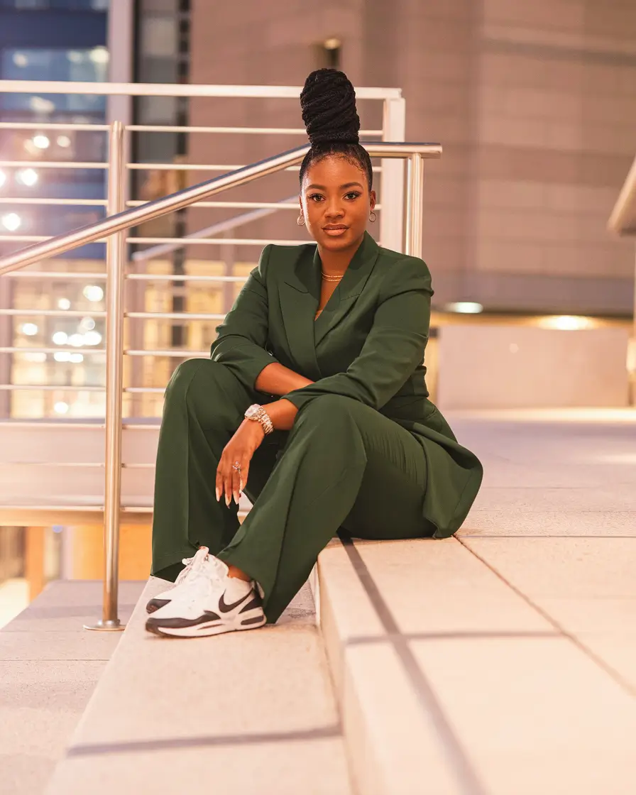 fall outfits for black women baddie Power Suit, But Make It Street
