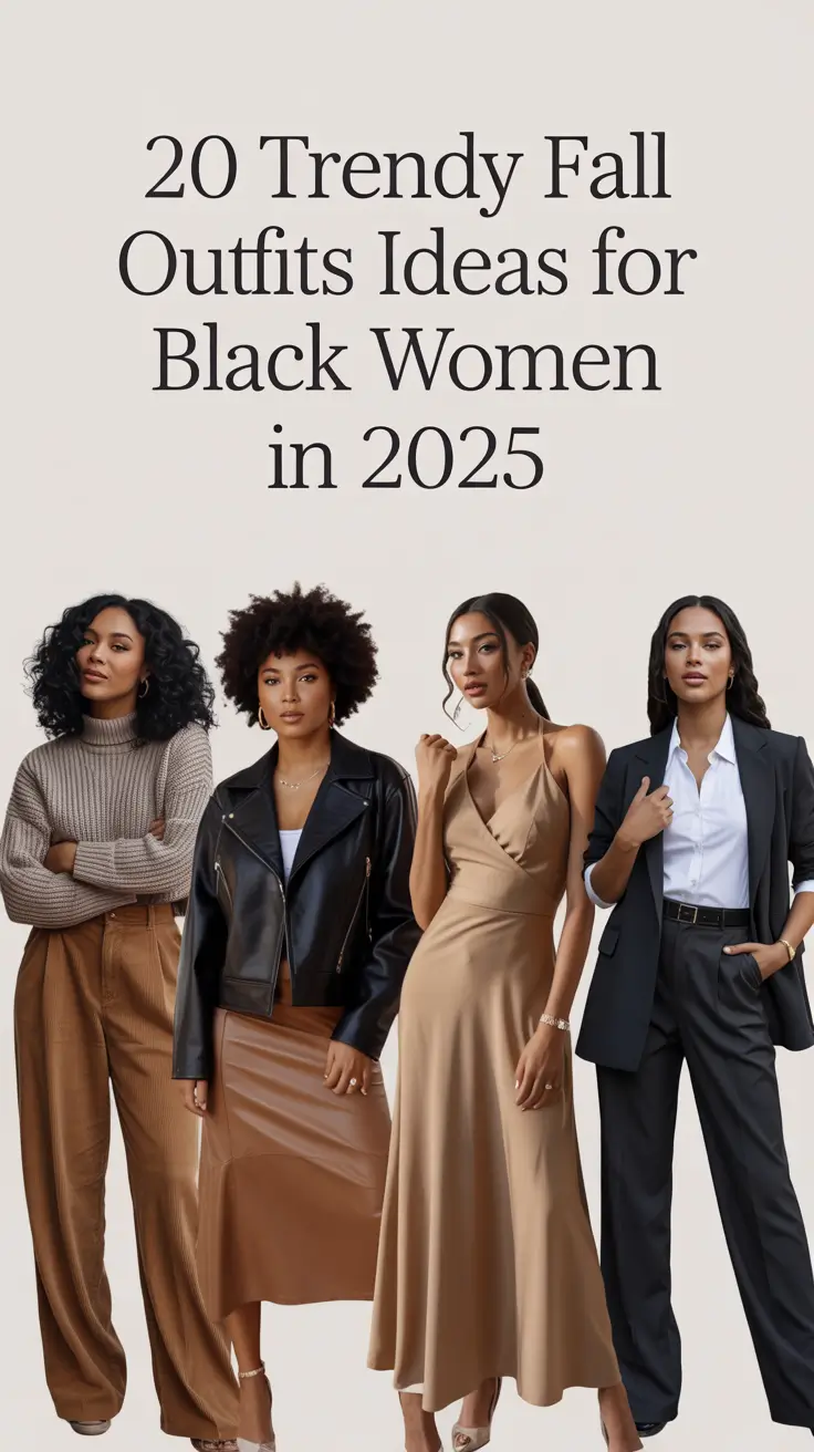Trendy Fall Outfits Ideas for Black Women in 2025: Classy Looks to Love This Season