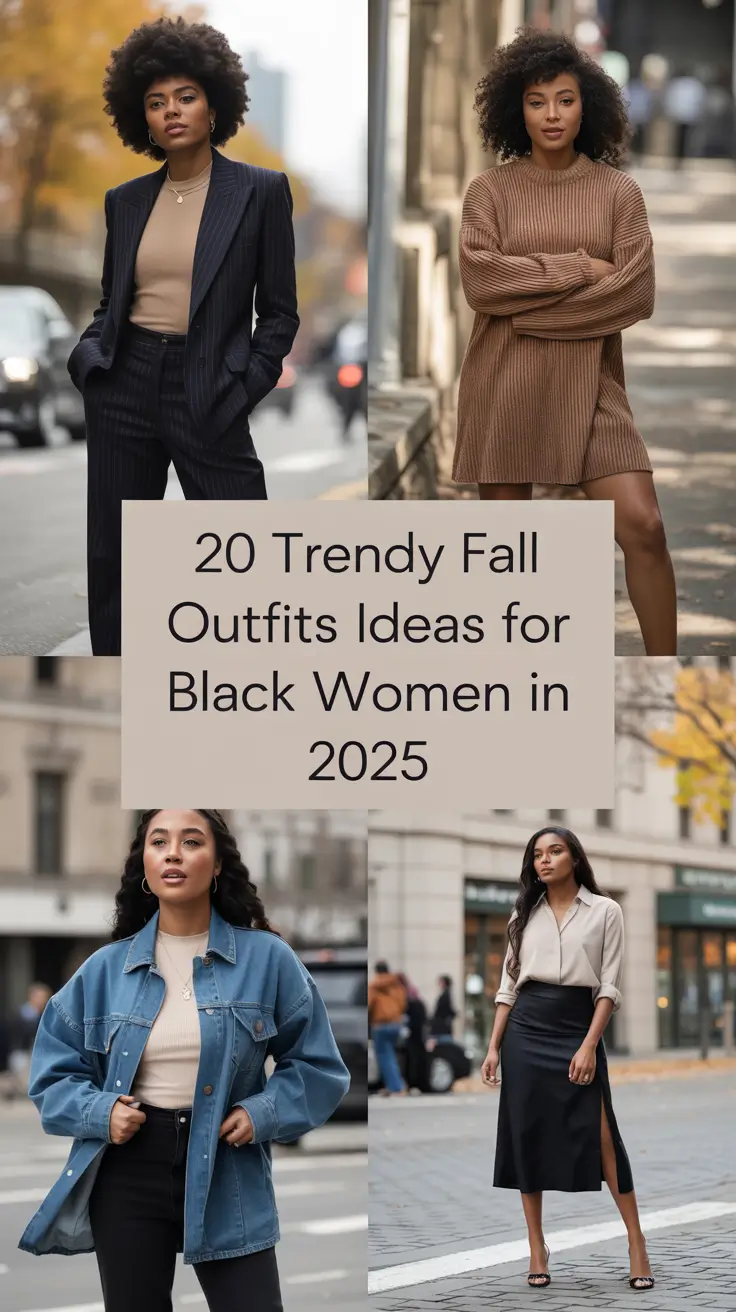 Trendy Fall Outfits Ideas for Black Women in 2025: Classy Looks to Love This Season