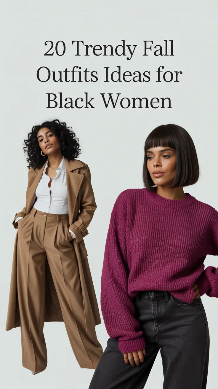 Trendy Fall Outfits Ideas for Black Women in 2025: Classy Looks to Love This Season
