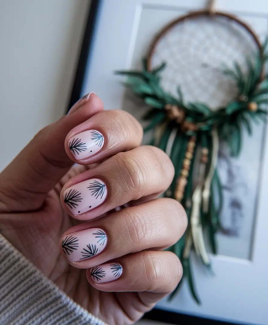 2026 Minimal Palm Leaf Accents